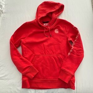 Carhartt Women's Relaxed Fit Midweight Logo Sleeve Graphic Sweatshirt